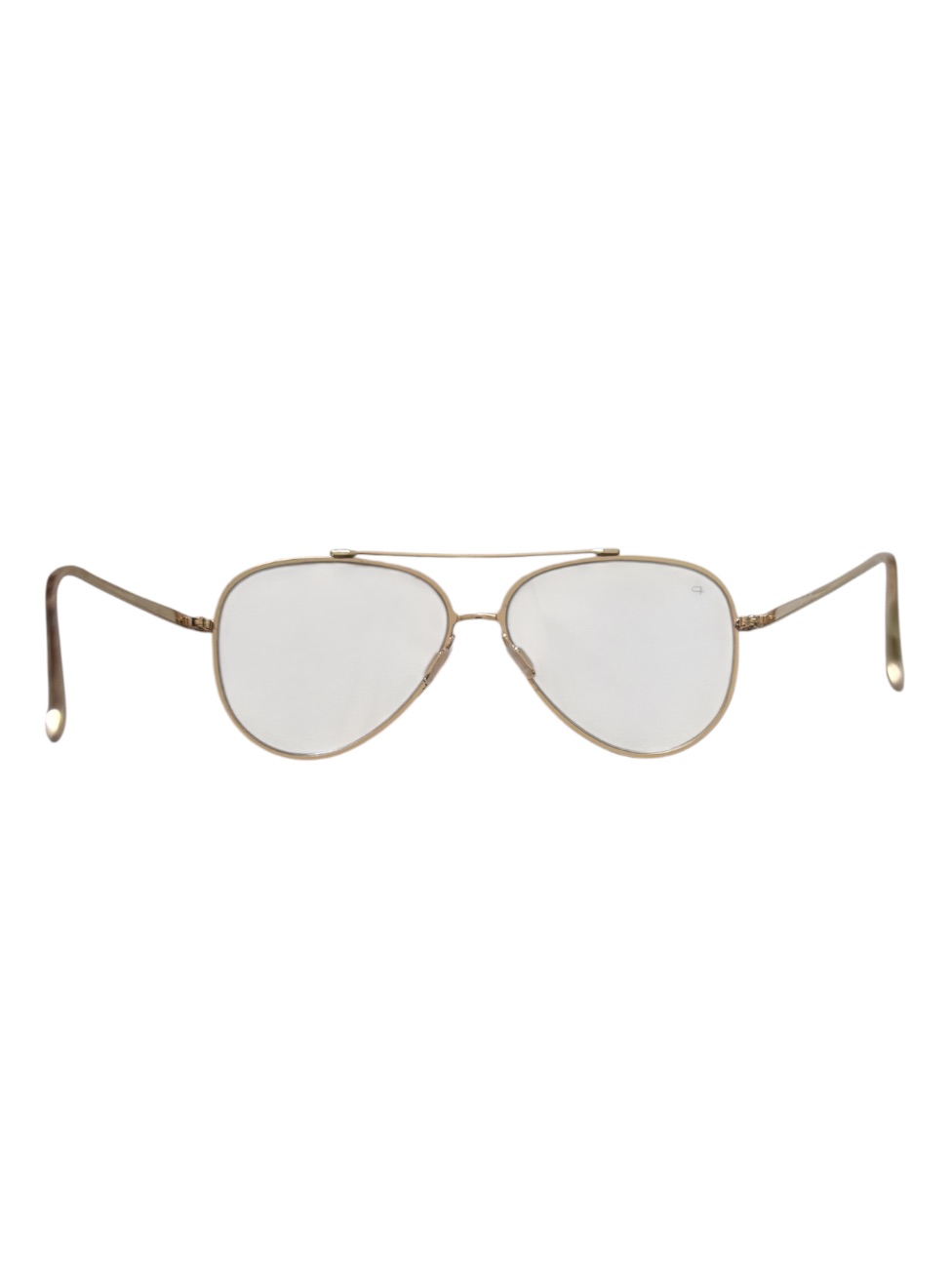 Nwt Clear Aviator Glasses With Gold Frame — image 3 of 8